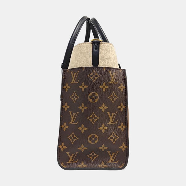ON MY SIDE MM Monogram Calfskin Brown