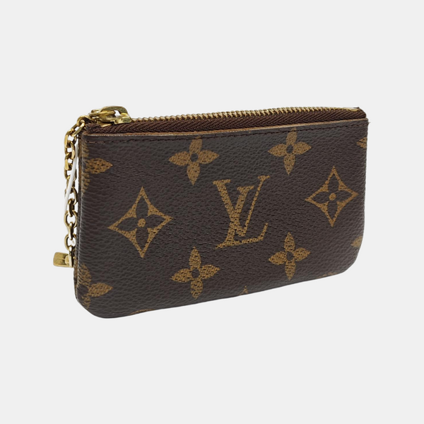 Monogram Coated Canvas Coin Purse Brown