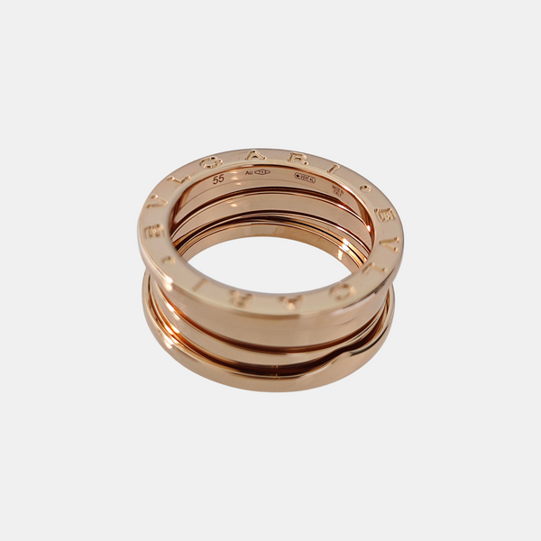 B.ZERO1 18k Rose Gold Ring EU 55