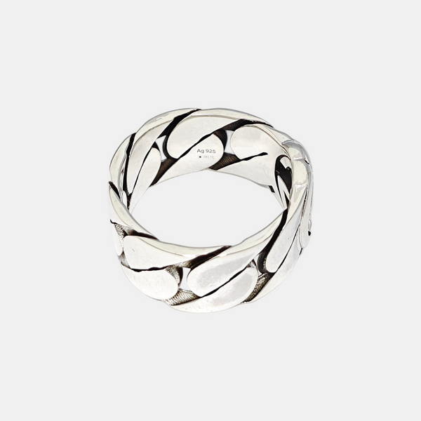 Interlocking G 925 Sterling Silver Ring HK 21