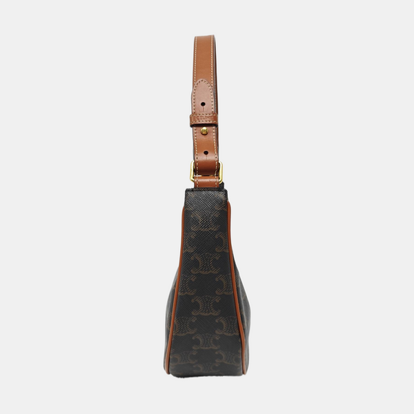Authenticated pre-owned AVA Coated Canvas Brown - Shoulder Bag at Looply