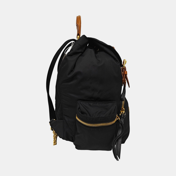 The Rucksack Medium Nylon Black