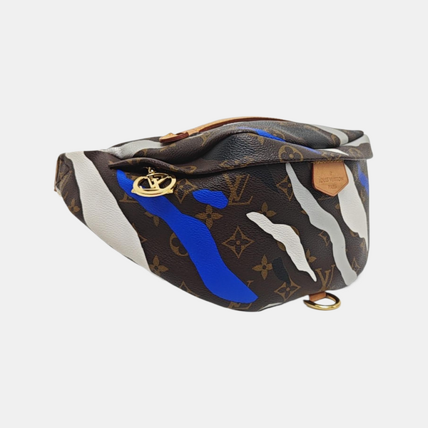 BUMBAG Monogram Coated Canvas Brown