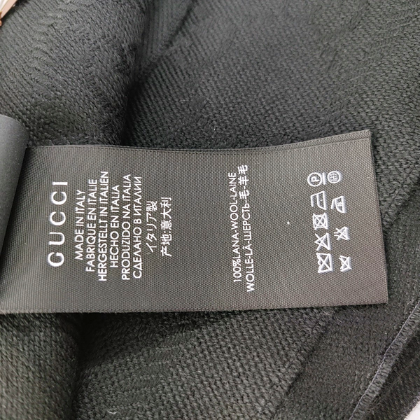 Wool Scarf Black