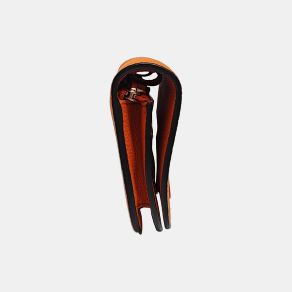 Calfskin Shoulder Bag Orange