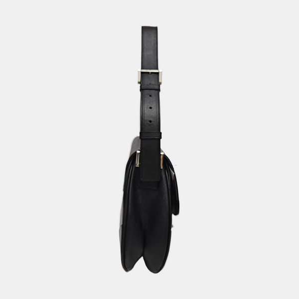 Calfskin Shoulder Bag Black