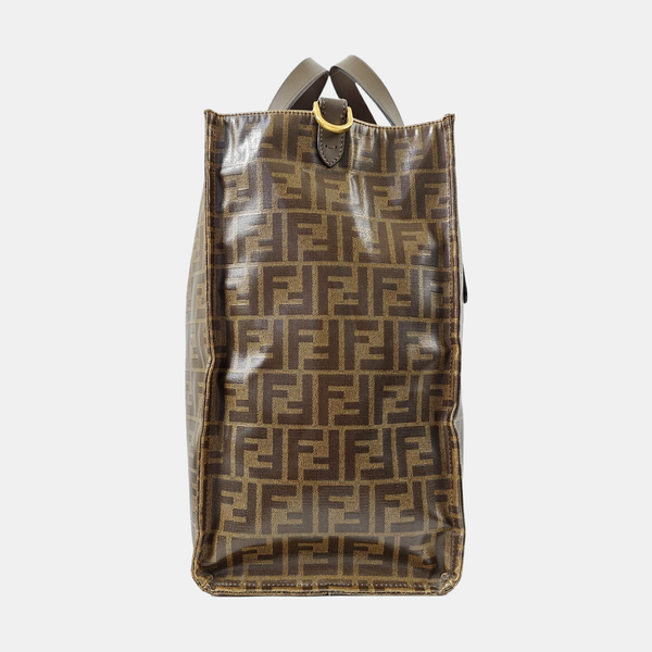 Mania Coated Canvas Brown