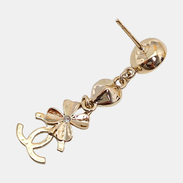 Metal Gold Stud Earrings