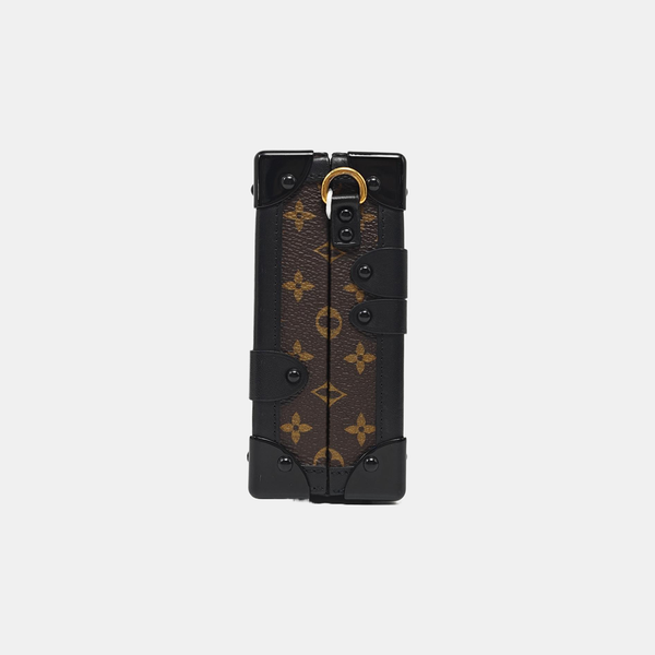 PETITE MALLE Monogram Coated Canvas Brown
