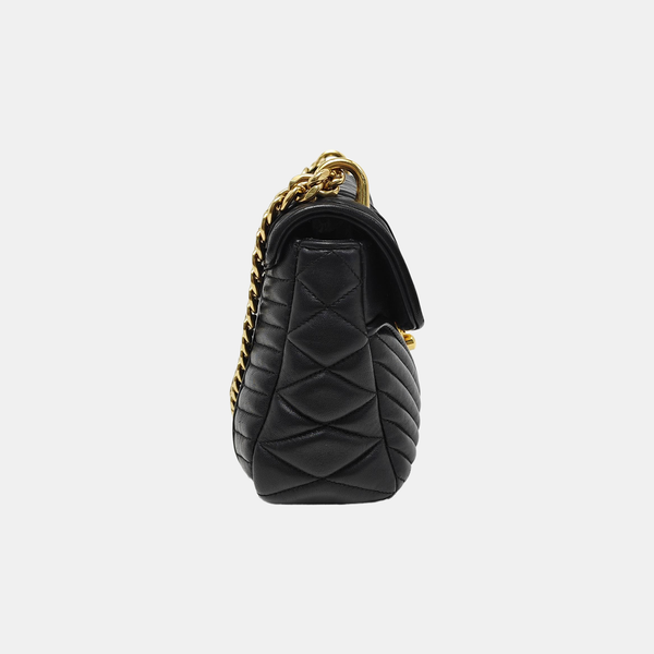 Miu Confidential Quilted Lambskin Black