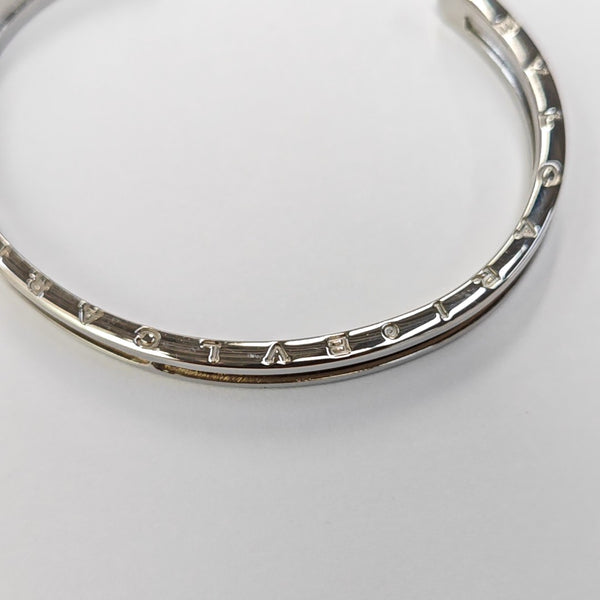 B.ZERO1 18k Rose Gold Silver Bangle