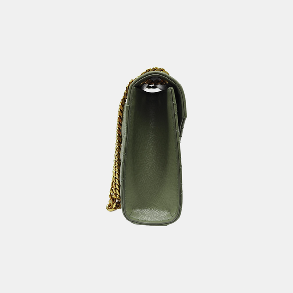 ENVELOPE Medium Quilted Calfskin Green