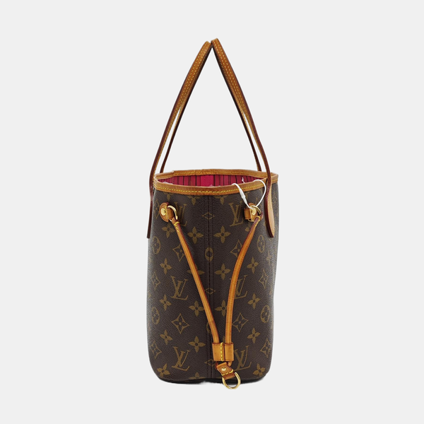 NEVERFULL PM Monogram Coated Canvas Brown
