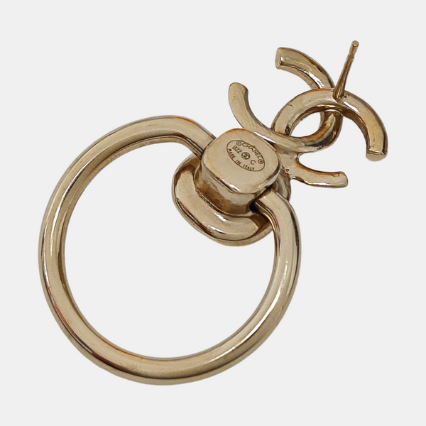 Metal Gold Stud Earrings