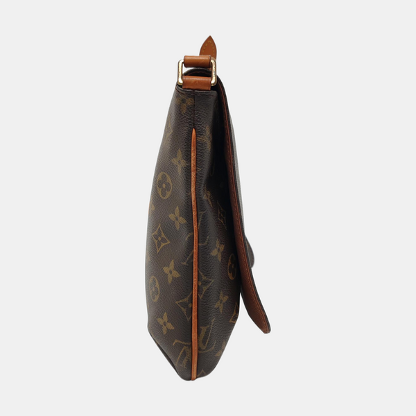 MUSETTE TANGO PM Monogram Coated Canvas Brown