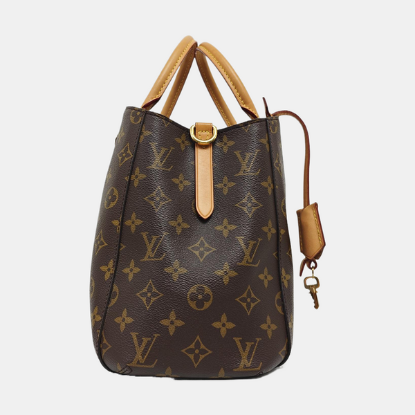 MONTAIGNE Monogram Coated Canvas Brown