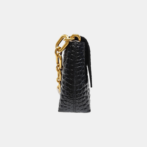 Downtown Super Mini Calfskin Black