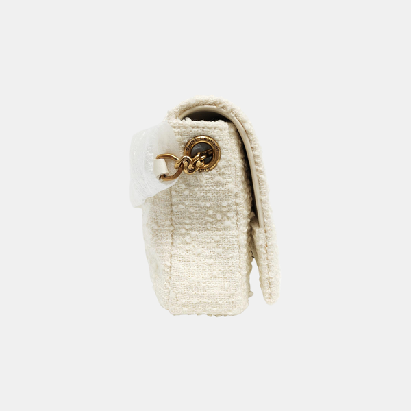 KATE Medium Fabric White