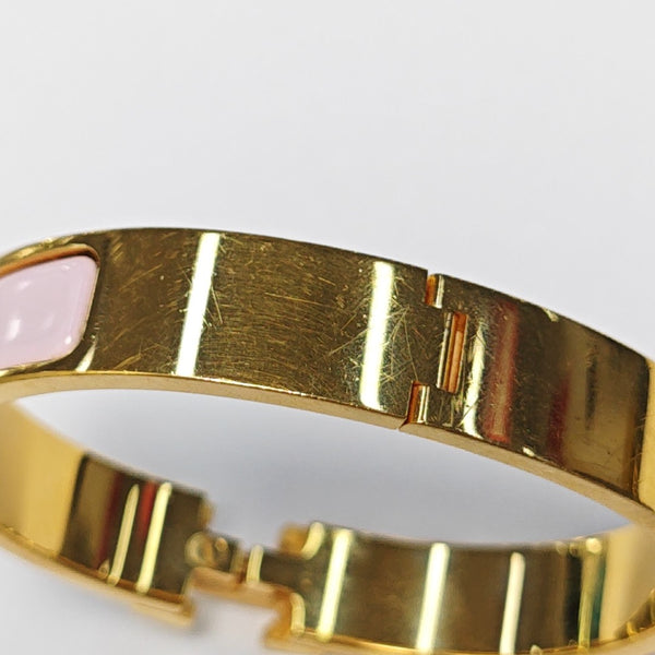 Clic H Metal Gold Bangle