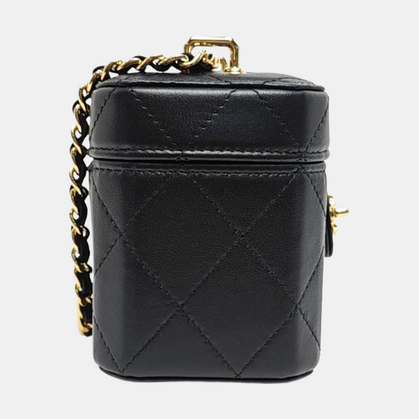 Quilted Lambskin Small Black
