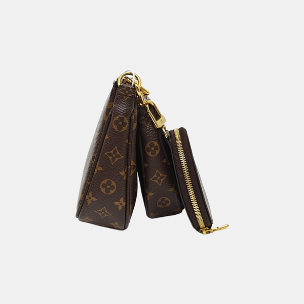 MULTI Monogram Coated Canvas Brown