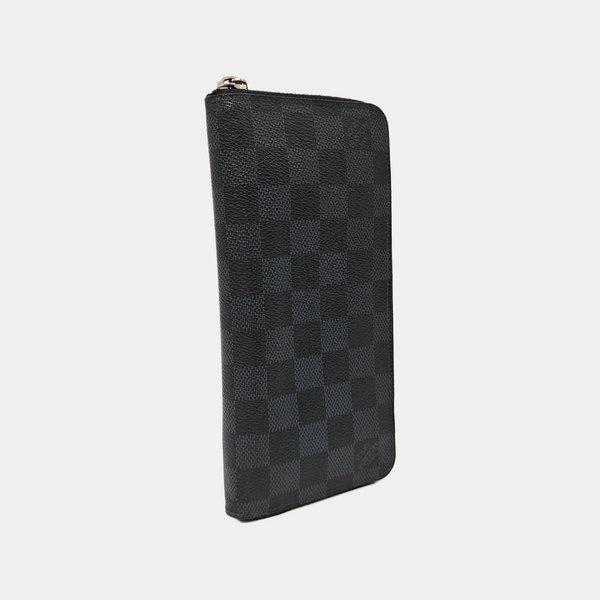 ZIPPY Damier Graphite Coated Canvas Gray Wallet