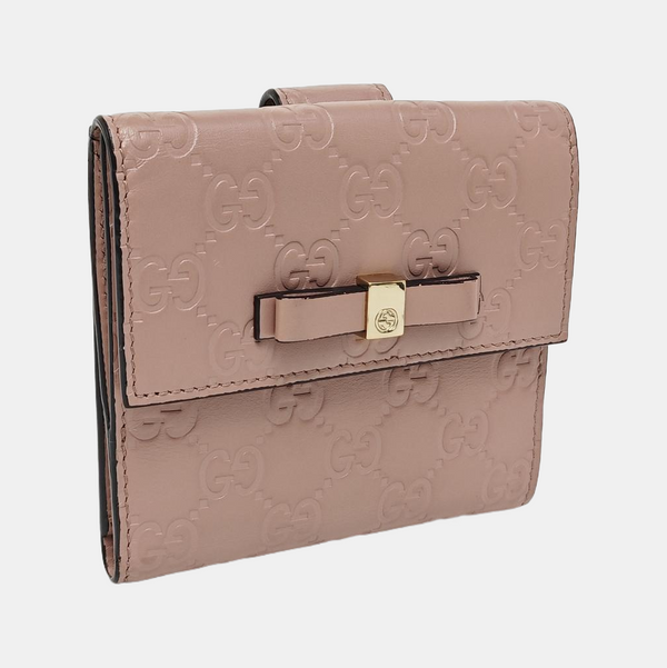 Monogram Calfskin Wallet Pink
