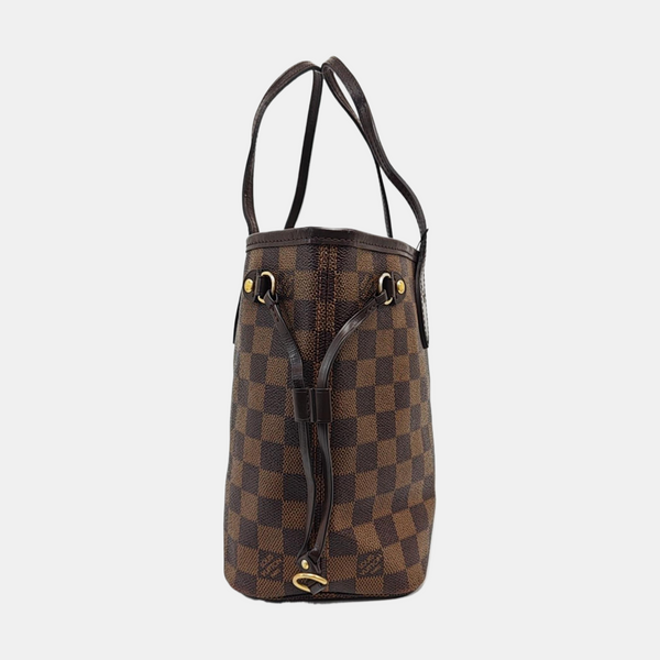 NEVERFULL PM Damier Ebene Coated Canvas Brown