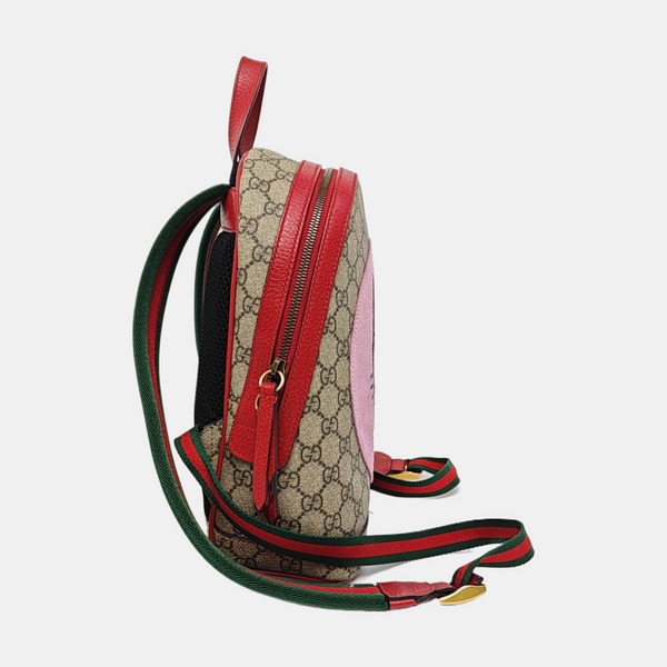 GG Supreme Monogram Coated Canvas Black