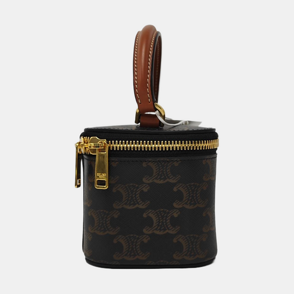 TRIOMPHE Mini Calfskin Brown