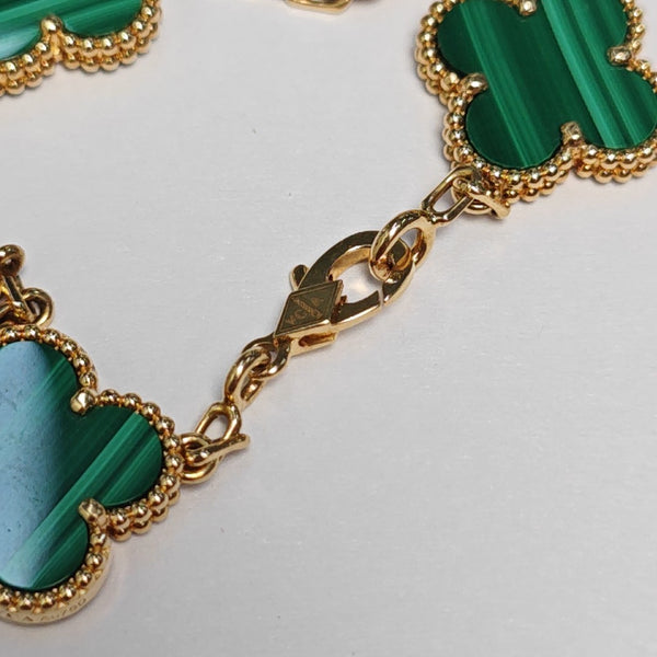 Vintage Alhambra 18k Gold Bracelet