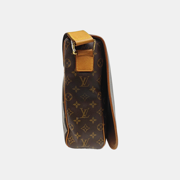 VALMY Monogram Coated Canvas Brown