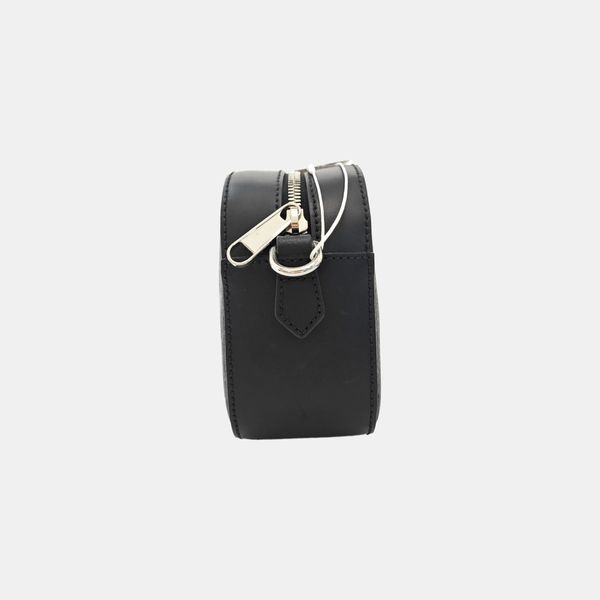 Monogram Coated Canvas Shoulder Bag Black