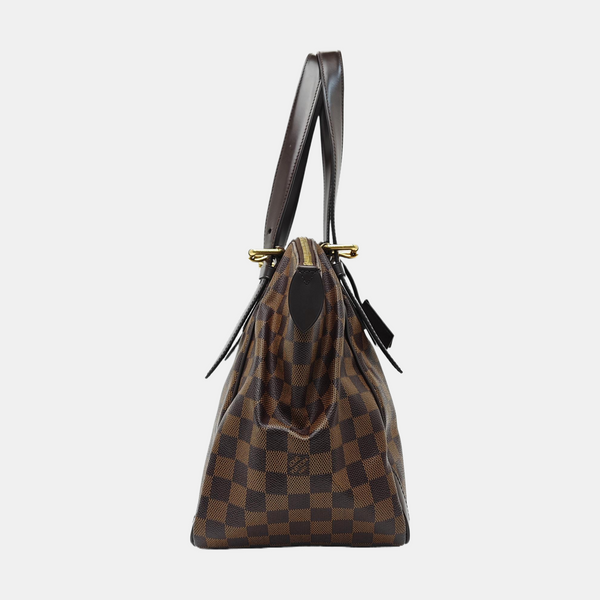 VERONA MM Damier Ebene Coated Canvas Brown