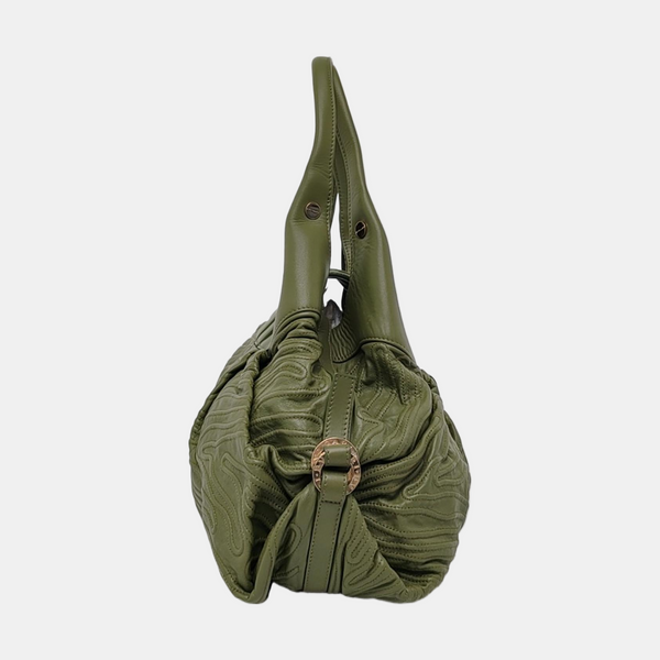 CHANDRA Quilted Calfskin Green
