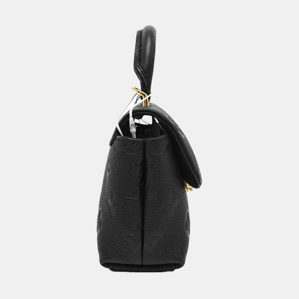 MADELEINE Nano Monogram Calfskin Black