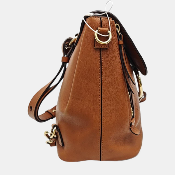 Faye Small Calfskin Brown
