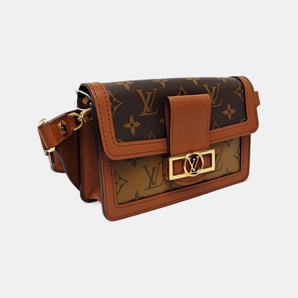 DAUPHINE Monogram Coated Canvas Brown