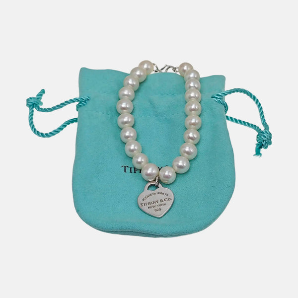 Return To Tiffany 925 Sterling Silver White Bracelet
