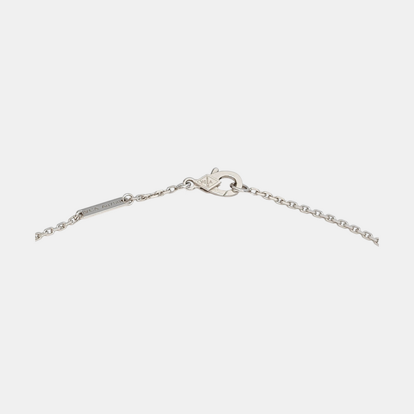 Vintage Alhambra 18k White Gold Purple Necklace
