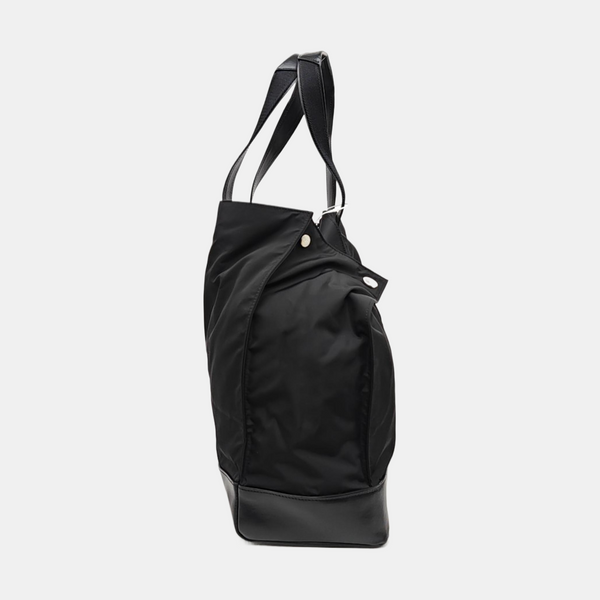 Nylon Top Handle Bag Black