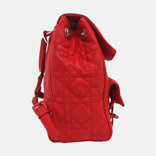 Stardust Cannage Calfskin Red