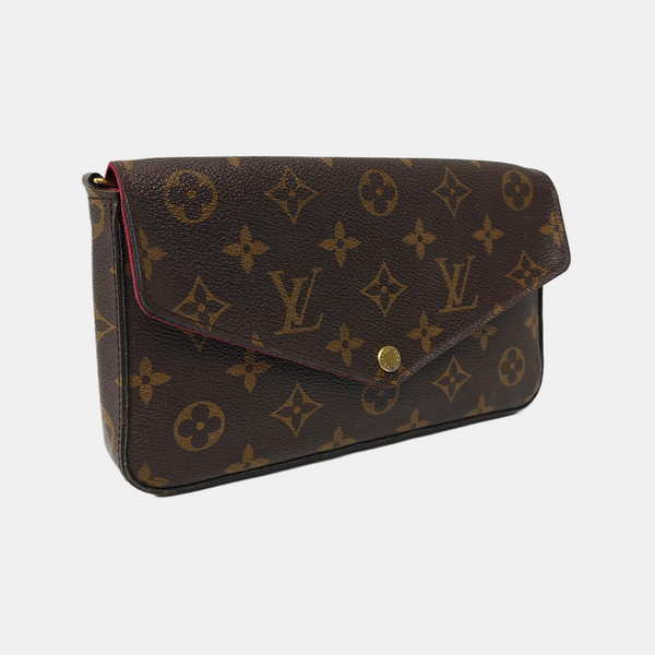 FÉLICIE Monogram Coated Canvas Brown