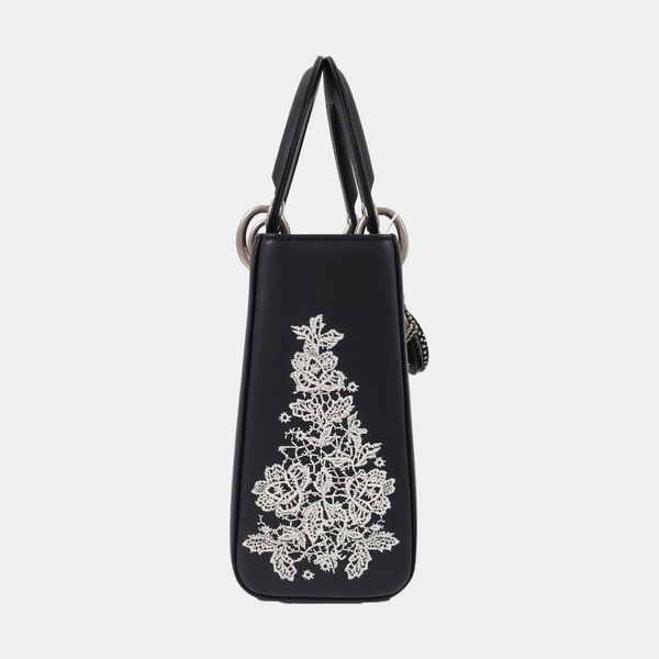 Lady Dior Small Quilted Calfskin Black