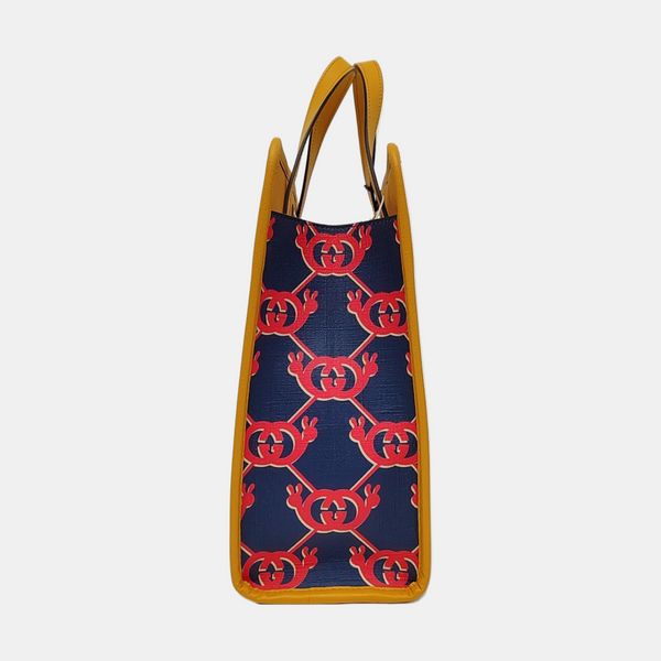Monogram Coated Canvas Blue