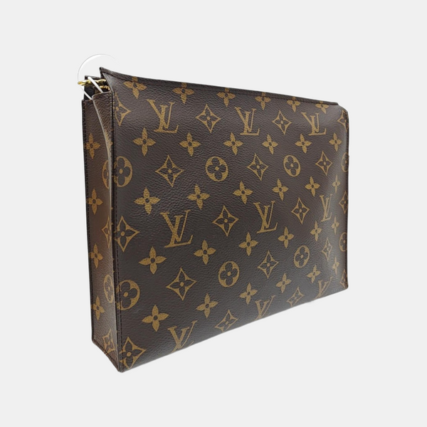 TOILET POCKET Monogram Coated Canvas Brown