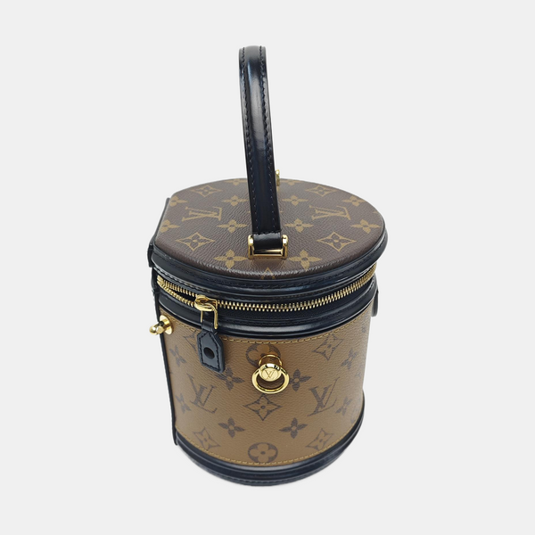 CANNES PM Monogram Coated Canvas Brown