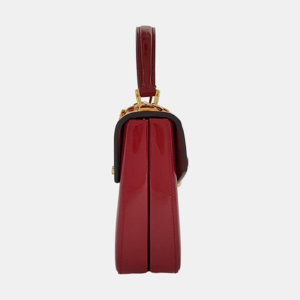 Authenticated pre-owned Sylvie 1969 Mini Patent Leather Red - Shoulder Bag at Looply