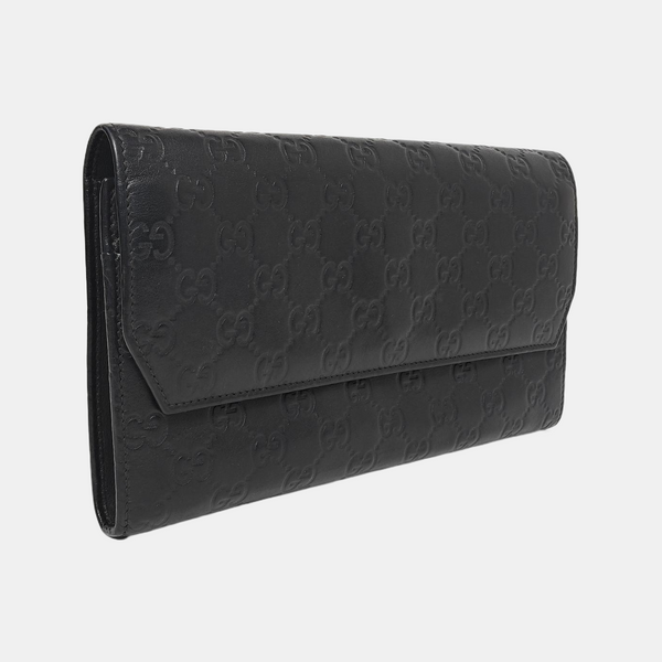 Monogram Calfskin Clutch Black