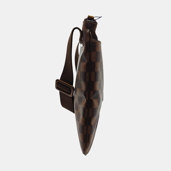 BROOKLYN Damier Ebene Coated Canvas Brown